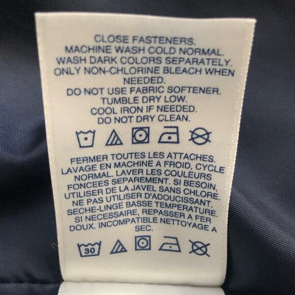 Lands’ End Youth Boys Teal Mock Neck Puffer Jacket Reg Size Large 14H-16H - Picture 8 of 10